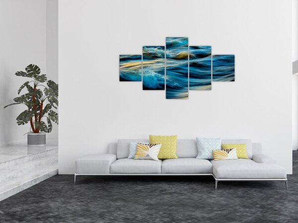 Obraz - Fale (125x70 cm)