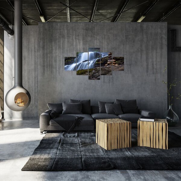 Obraz wodospadu (125x70 cm)
