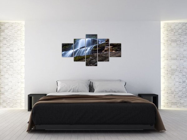 Obraz wodospadu (125x70 cm)