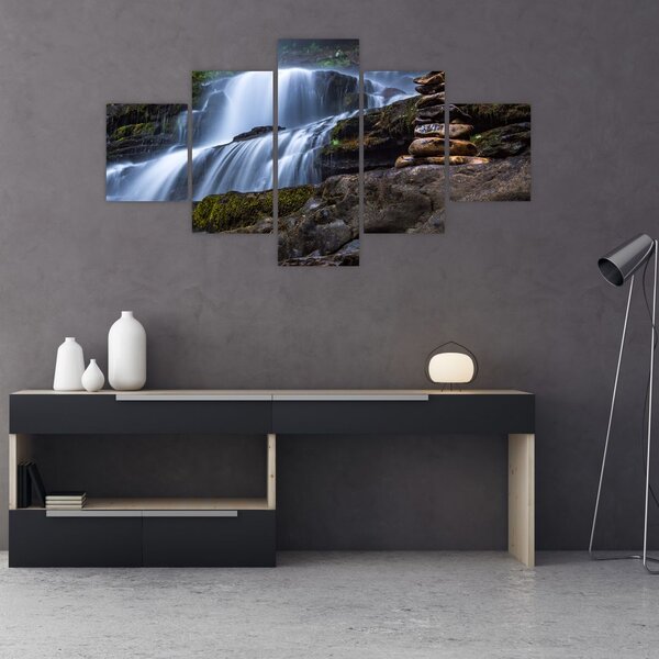 Obraz wodospadu (125x70 cm)