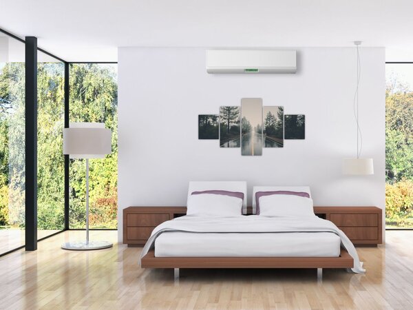 Obraz drogi w deszczu (125x70 cm)