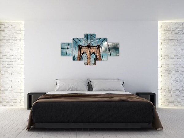 Obraz - Brooklyński most (125x70 cm)