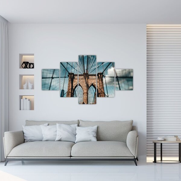 Obraz - Brooklyński most (125x70 cm)