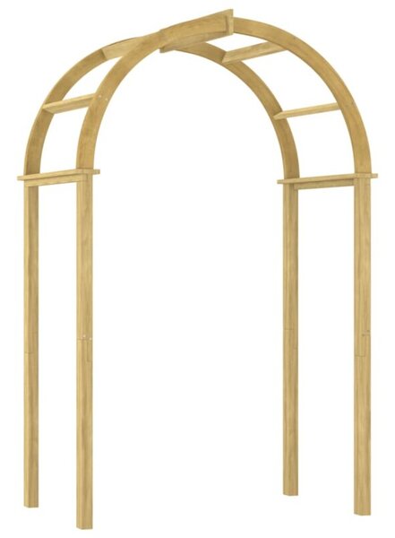 Pergola ogrodowa, 141x97x243 cm, impregnowane drewno sosnowe