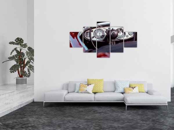Obraz - Szczegół samochodu (125x70 cm)