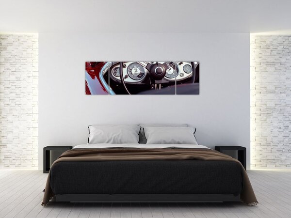 Obraz - Szczegół samochodu (170x50 cm)