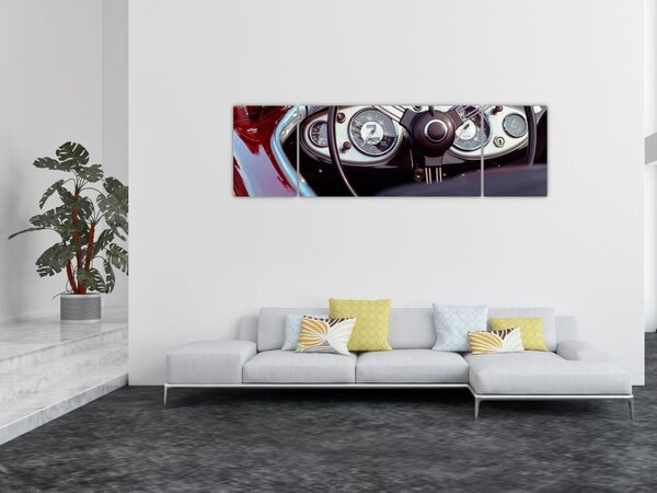 Obraz - Szczegół samochodu (170x50 cm)