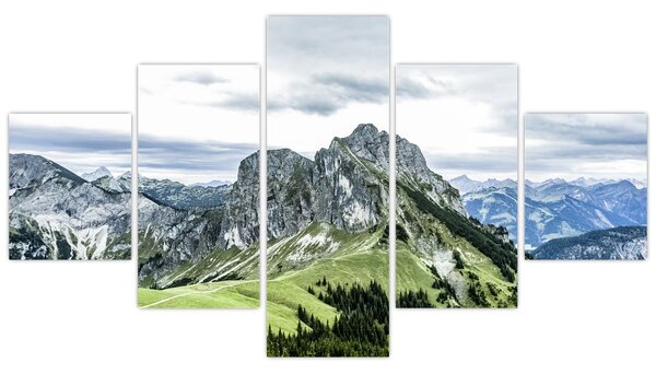 Obraz - Szczyty górskie (125x70 cm)