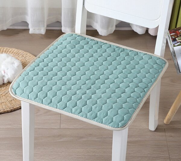 Poduszka na krzesło HIVE 30x30 cm, turkusowa