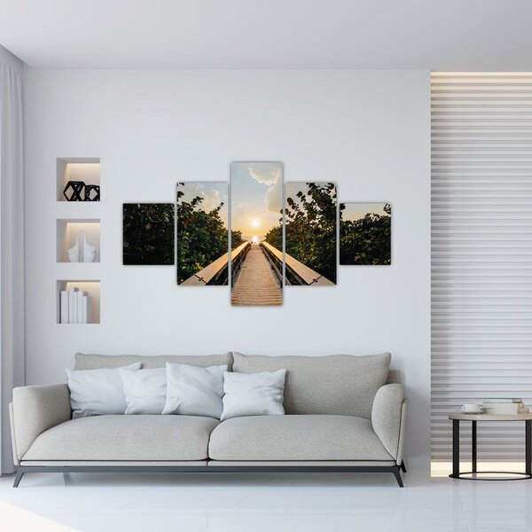 Obraz - droga do słońca (125x70 cm)