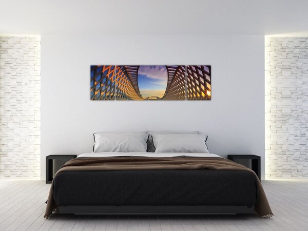 Obraz nowoczesnej architektury mostowej (170x50 cm)
