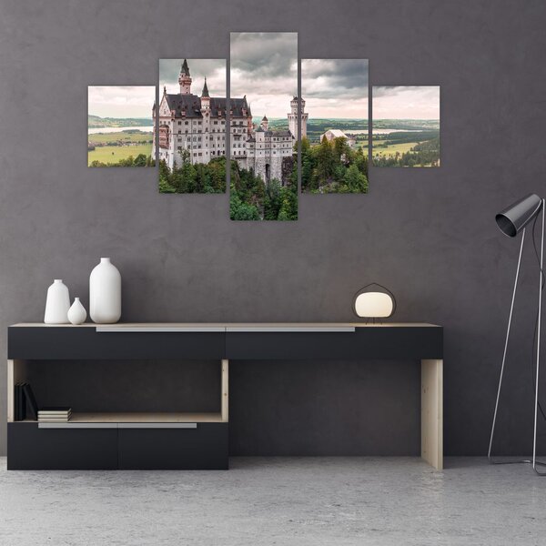 Obraz - Zamek na skałach (125x70 cm)