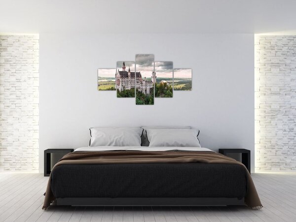 Obraz - Zamek na skałach (125x70 cm)
