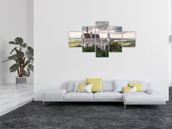 Obraz - Zamek na skałach (125x70 cm)