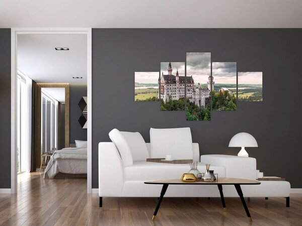 Obraz - Zamek na skałach (125x70 cm)