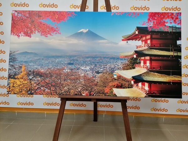 Obraz jesień w Japonii