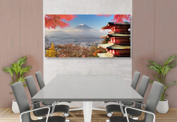 Obraz jesień w Japonii