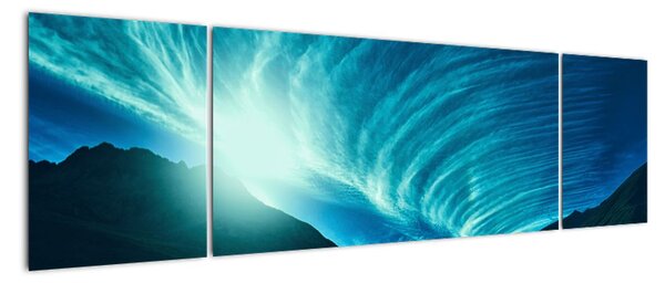Obraz - Fala z chmur (170x50 cm)