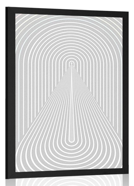 Plakat perspektywa tęczy Mid-Century
