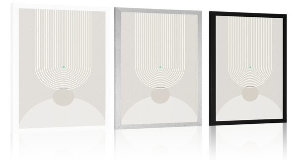 Plakat nowoczesne wzory Mid-Century