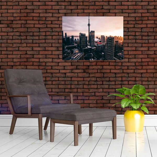 Obraz - Widok na centrum miasta (70x50 cm)