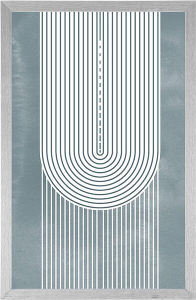 Plakat boho tęcza Mid-Century