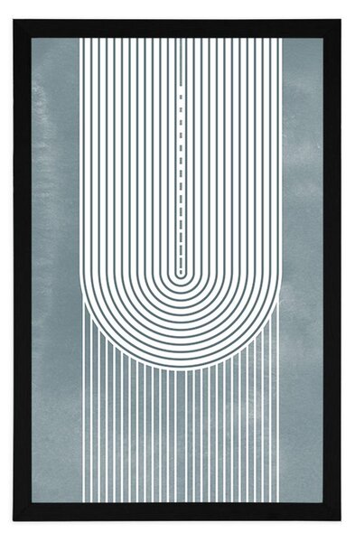 Plakat boho tęcza Mid-Century
