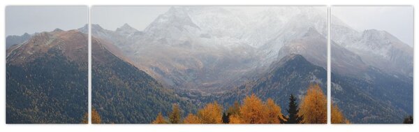 Obraz - Widok na grzbiety górskie (170x50 cm)