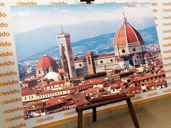 Obraz gotycka katedra we Florencji
