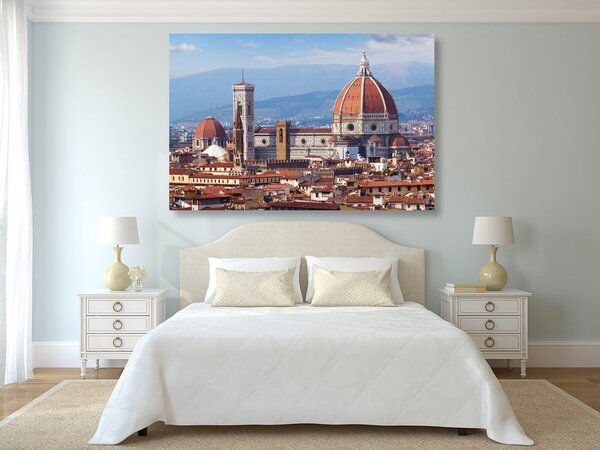 Obraz gotycka katedra we Florencji