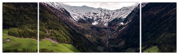 Obraz - Dolina pod górami (170x50 cm)