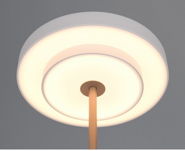 Lampa stojąca LED ze ściemniaczem w kolorze kości słoniowej (wysokość 138 cm) Keaton – Trio