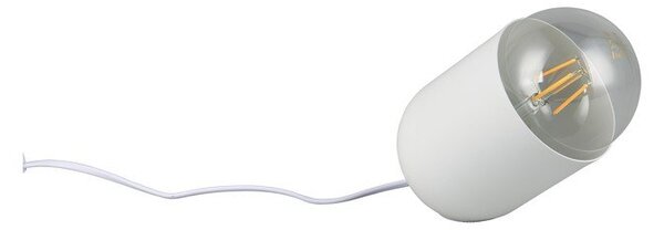 Biała lampa stołowa (wysokość 13,5 cm) Nara – Reality