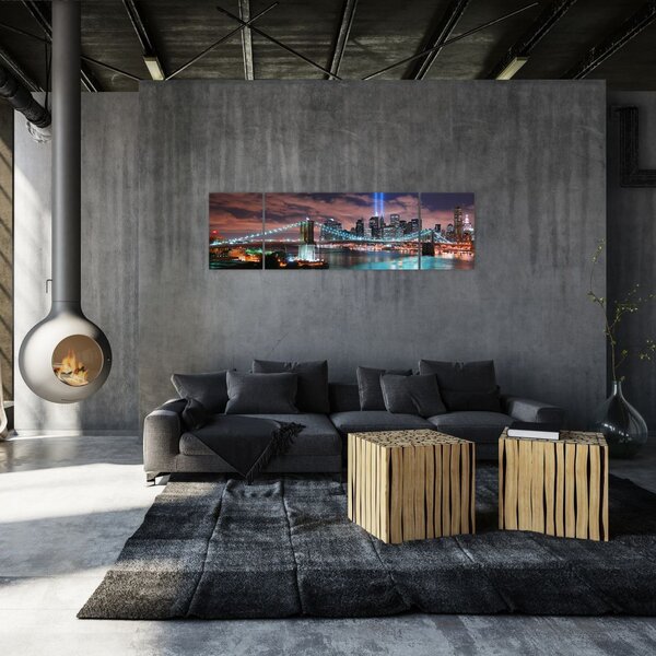 Obraz - Nowy Jork, Manhattan (170x50 cm)