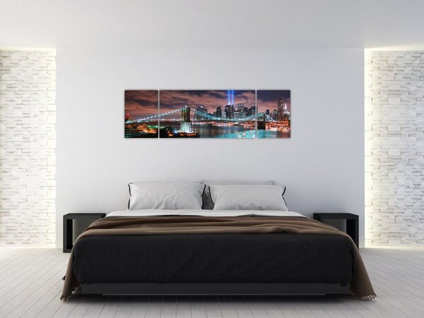 Obraz - Nowy Jork, Manhattan (170x50 cm)