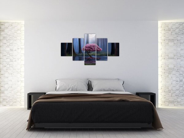 Obraz - Magiczna noc (125x70 cm)