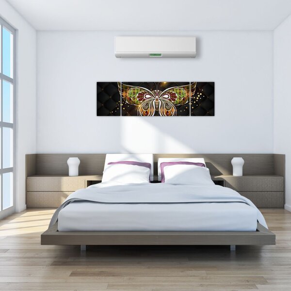 Obraz - Magiczny motyl (170x50 cm)