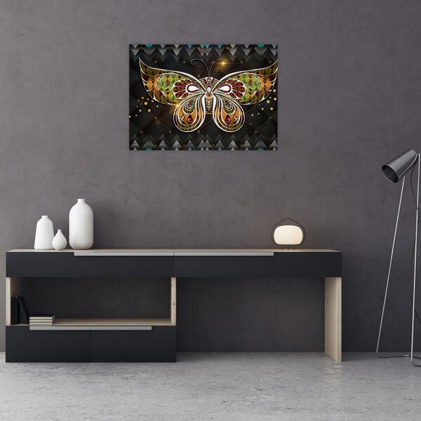 Obraz - Magiczny motyl (70x50 cm)