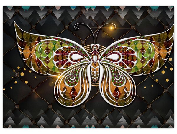 Obraz - Magiczny motyl (70x50 cm)