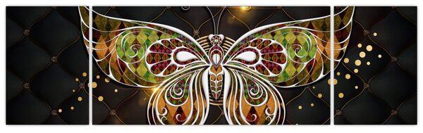 Obraz - Magiczny motyl (170x50 cm)