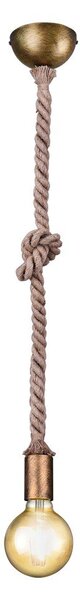 Lampa wisząca w kolorze mosiądzu ø 12 cm Rope – Trio