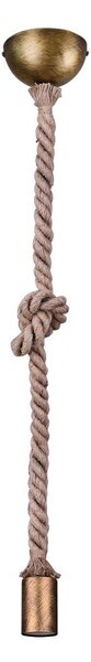 Lampa wisząca w kolorze mosiądzu ø 12 cm Rope – Trio