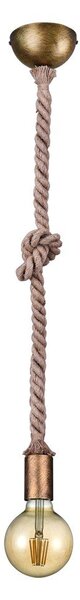 Lampa wisząca w kolorze mosiądzu ø 12 cm Rope – Trio