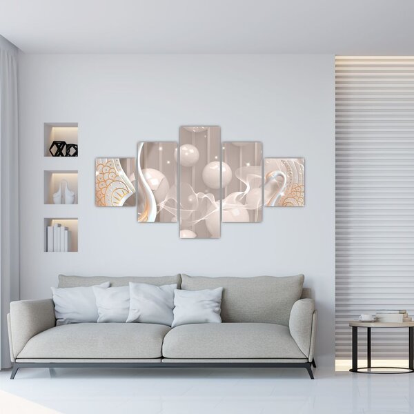 Obraz - Przeklęte łabędzie (125x70 cm)