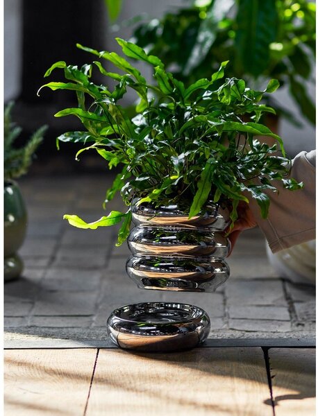 Kamionkowa osłonka na doniczkę ø 16 cm Shine – Bloomingville