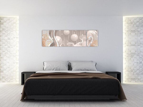 Obraz - Przeklęte łabędzie (170x50 cm)