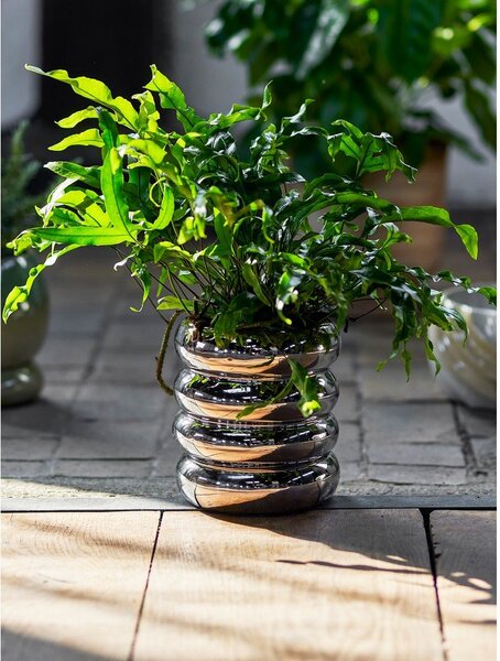Kamionkowa osłonka na doniczkę ø 16 cm Shine – Bloomingville