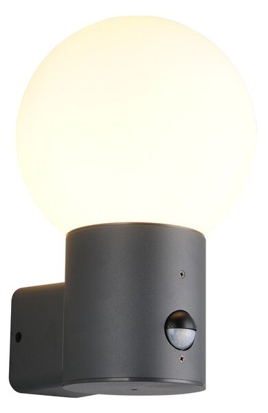 Lampa zewnętrzna ścienna z czujnikiem ruchu ø 18 cm Mures – Trio