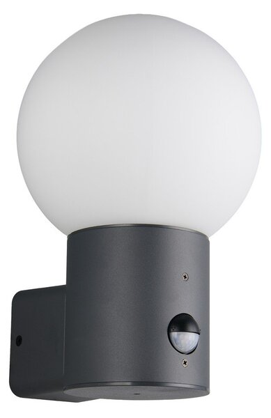 Lampa zewnętrzna ścienna z czujnikiem ruchu ø 18 cm Mures – Trio