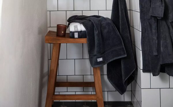 Ręcznik bawełniany Lexington Hotel Gray/Dark Gray